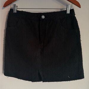 Zara Black mini skirt med